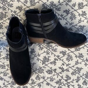 DV by Dolce Vita Black Suede Ankle Booties